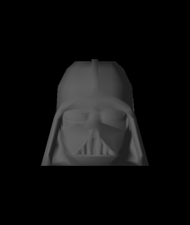 low poly Vader Bobblehead basılı Hobiler oyunlar 3d print model - Mito3D