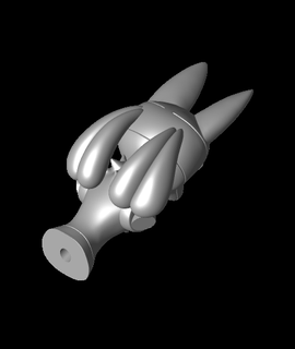 Lucario pokemon büst 3d print model - Mito3D