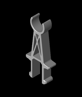 lug wrench holder mount soporte para lla 3d print model - Mito3D