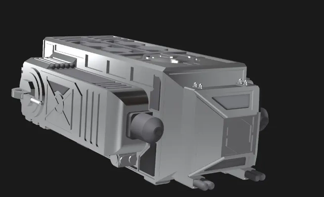 luvocorp fallen schiff 3d by verfolgungsjagden on danke 3d print model - Mito3D