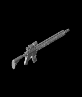 m4 carabine modèle stl fichier 3d 3d print model - Mito3D