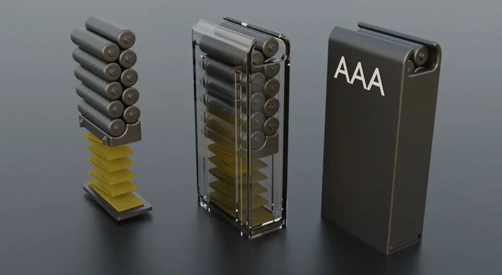 magazine battery holder aaa - 3d by jallim on thangs 3d print model - Mito3D