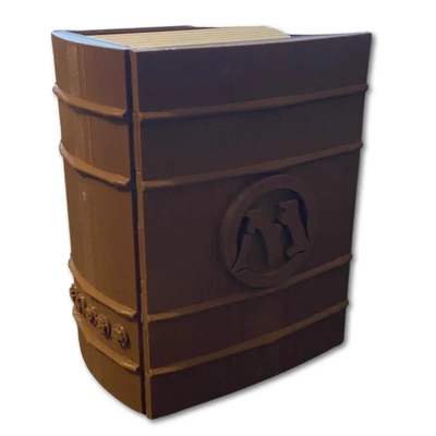 magia reunión libro hechizos cubierta caja 3d by epilotto01 on gracias 3d print model - Mito3D