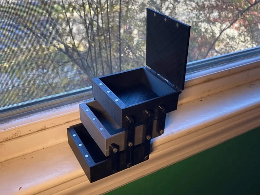 magnete scatola affrontare stile cerniera 3d by roprint2 on grazie 3d print model - Mito3D