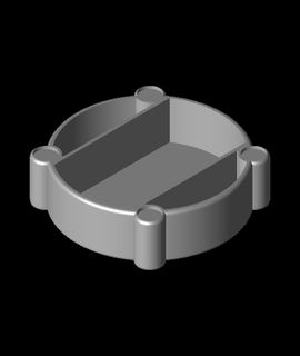 Magnet Halter Unterstützung tunze Buntbarsch 3d print model - Mito3D