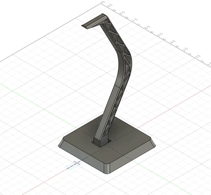 magnetic headphone stand - 3d by zacattack257 on thangs 3d print model - Mito3D