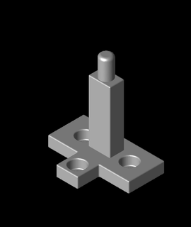 manyetik pi kamera ayakta durmak 3d model elotan teşekkürler 3d print model - Mito3D