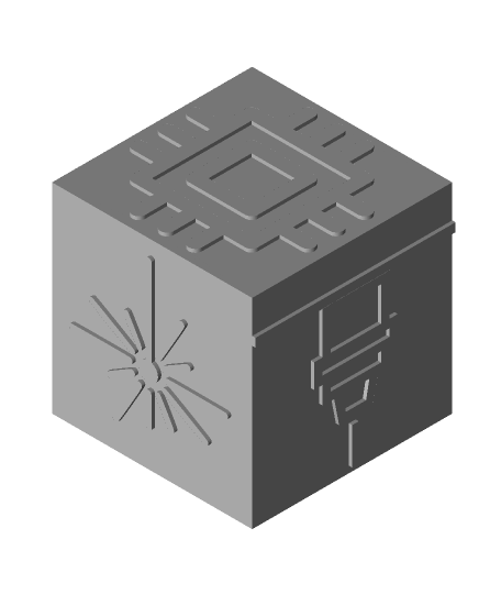 fabricantes misture tortura teste cubo 3d modelo 3D print model - Mito3D