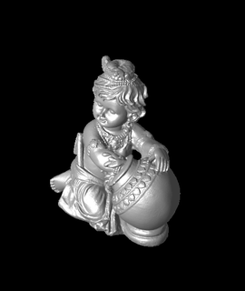 makhan Chorale Krishna vol beurre 3d modèle 3d print model - Mito3D
