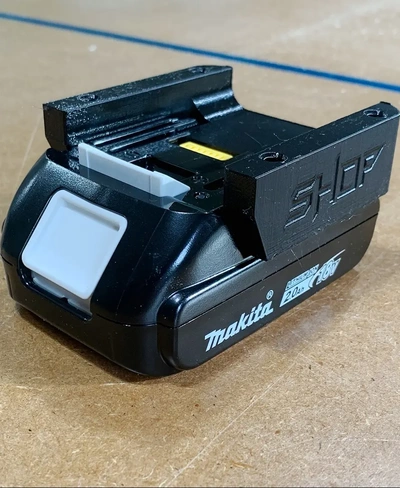 makita 18v battery mount - 3d by shop nation on thangs 3d print model - Mito3D