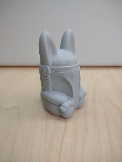 mandalorian easter bunny - 3d by built bot on thangs people & society religion belief hobbies leisure special occasions holidays seasonal events star wars 3d print model - Mito3D