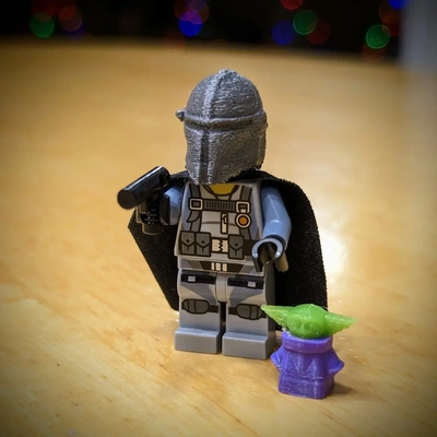 mandalorian head lego compatible - 3d by ifoulds on thangs 3d print model - Mito3D