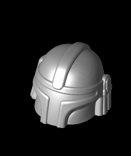 mandaloriano capacetestl orgulhoso palavras 3d print model - Mito3D