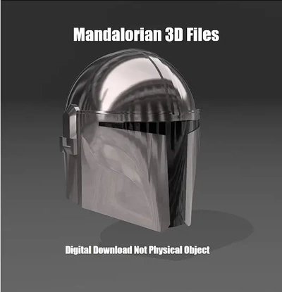 mandaloriano capacete 3d by reprops03 on 3d print model - Mito3D