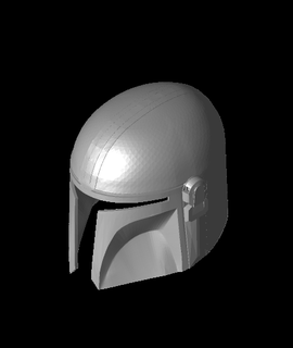 mandaloriano capacete 3d modelo coleeby 3d print model - Mito3D