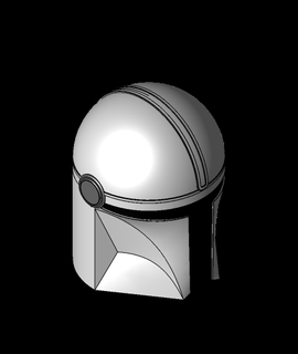 mandalorian helmet mattia borroni 3d print model - Mito3D