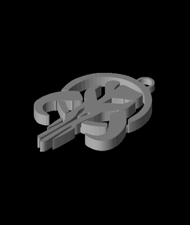 mandalorian keychain 1 printbunny Arts & Entertainment 3d print model - Mito3D