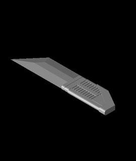 mandalorian mini coltello bob 3d print model - Mito3D