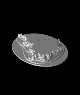 Mandelbrot chaos collection 63 3d print model - Mito3D