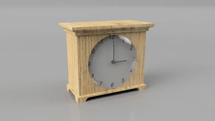 mantle clock model - 3d by silasclough on thangs 3d print model - Mito3D