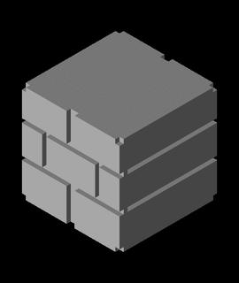 mario pixel brickstl 3d model sundaisf thangs 3d print model - Mito3D
