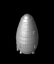 Mars cylinderstl 3d Modell perelias06 danke 3d print model - Mito3D
