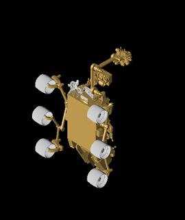 Mars curiosité roverlb rmeira 3d print model - Mito3D