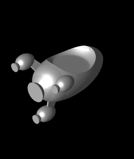 Mars roket Google mini Kulp destek 3d model Jangy teşekkürler 3d print model - Mito3D