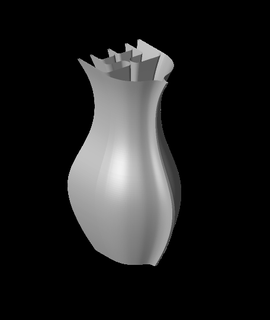 mas vaso 3d modello meccanica grazie 3d print model - Mito3D