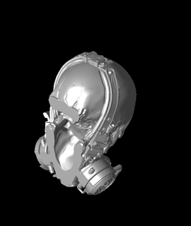 masqué crâne décoration arts divertissement 3d print model - Mito3D