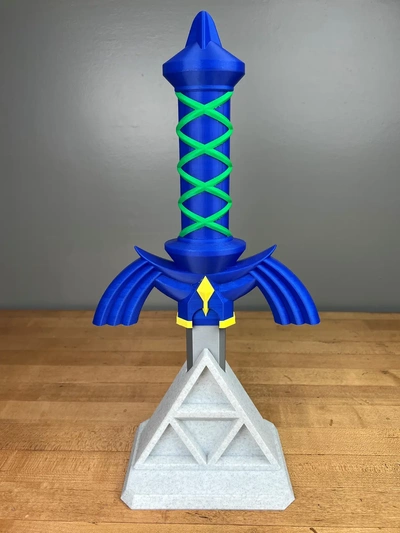 master sword table stand - 3d by printingworld on thangs collapsible collapsing 3d print model - Mito3D