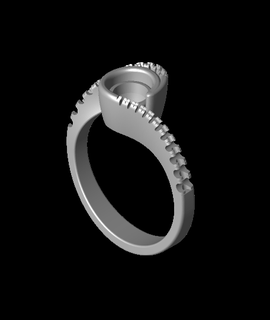 material ring holder 3d model jaylandperry thangs 3d print model - Mito3D
