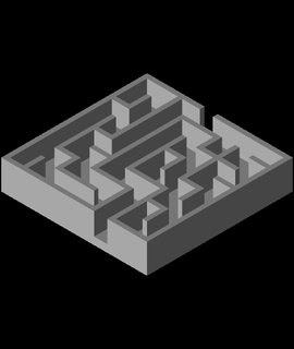 maze-8x8stl joshuatadesso 3d print model - Mito3D