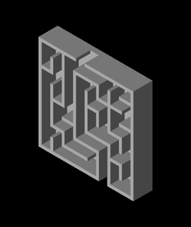 labirinto 8x8 3d modello juankmed grazie 3d print model - Mito3D