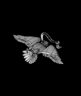 mc emblem eagle stp dreizign 3d print model - Mito3D