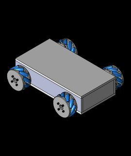 mecanum ruedas robot 3d modelo howtomechatronics gracias 3d print model - Mito3D