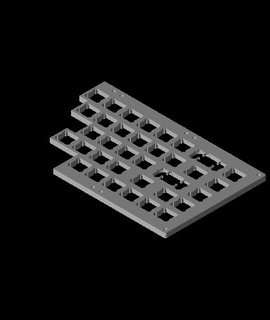 mechanisch Tastatur 68 Schlüssel 65 Geräte 3d print model - Mito3D