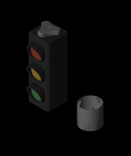 mechanical traffic light 3d model 3dprinty thangs 3d print model - Mito3D