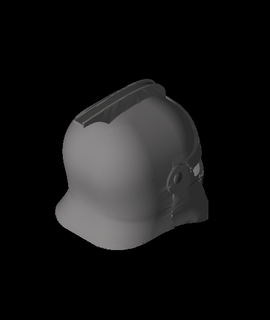 mittelalterlich Bogen Soldat Helm v2 3d print model - Mito3D