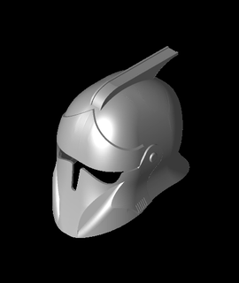 medieval arco Soldado capacete 3d modelo reprops03 3d print model - Mito3D