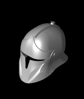 medieval capitão rex capacete 3d modelo reprops03 3d print model - Mito3D