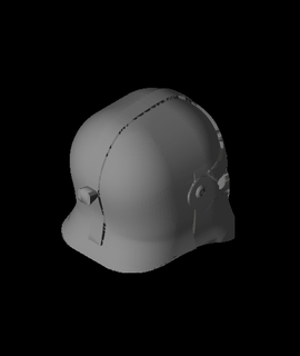 medieval clon soldado casco v2 3d print model - Mito3D