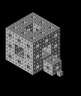 menger sponge 1 - 3stl 3d model ooglyboogly thangs 3d print model - Mito3D
