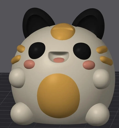 meowth multi color - 3d by smileyprinter on thangs 3d print model - Mito3D