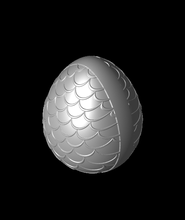 mermaid egg container 3d model chaoscoretech thangs 3d print model - Mito3D