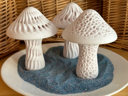messy mushroom gyroid - 3d by davemakesstuff on thangs mushrooms toy toys preschool early years education sandbox water table beach automotive lighting 3d print model - Mito3D