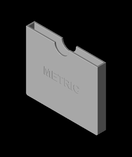 metric tap die case 3d model jimbo80 thangs 3d print model - Mito3D