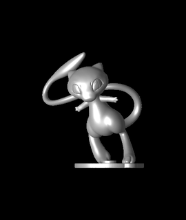mew - pokemon fan art Arts & Entertainment 3d print model - Mito3D