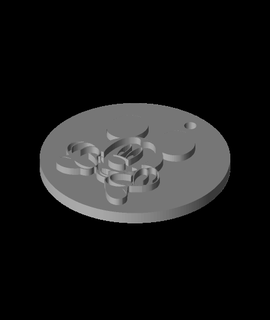 Topolino topo chiave catena design hobby Giochi 3d print model - Mito3D
