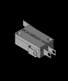 micro cambiar interruptor montaje 3d modelo tecnología diseñador gracias 3d print model - Mito3D